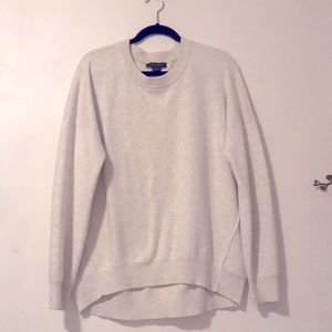 Over sized sweater. Size S. light grey.
